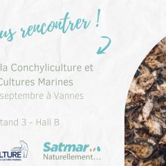 Affiche promotionnel Salon de la Conchyliculture et des Cultures Marines de Vannes